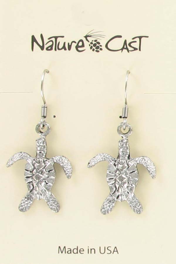 Earring dangle sea turtle THUMBNAIL