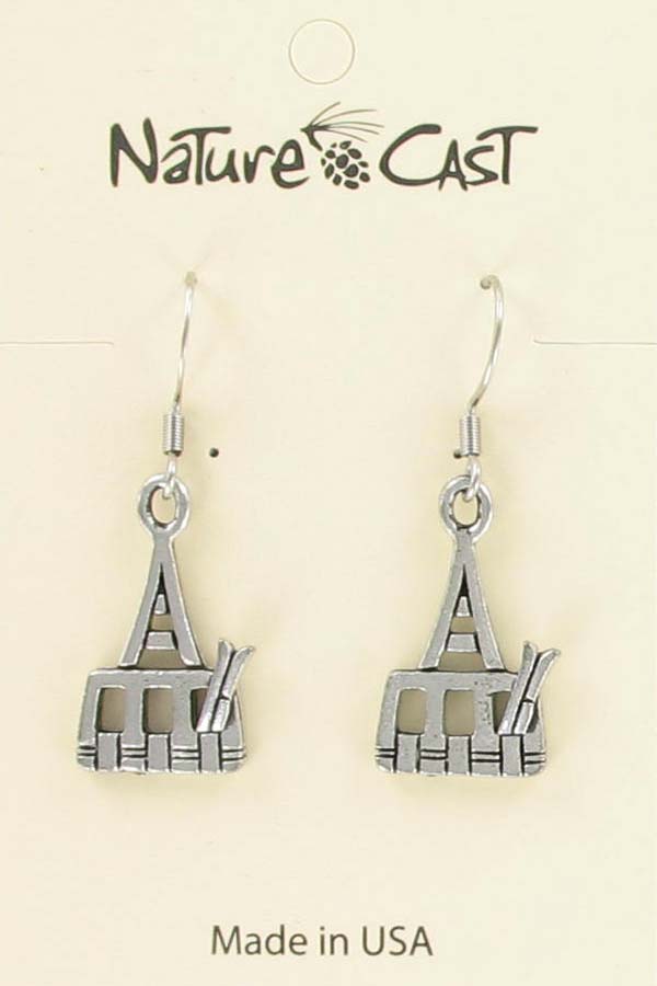 Earring dangle ski tram THUMBNAIL