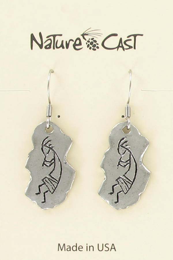 Earring dangle kokopelli THUMBNAIL