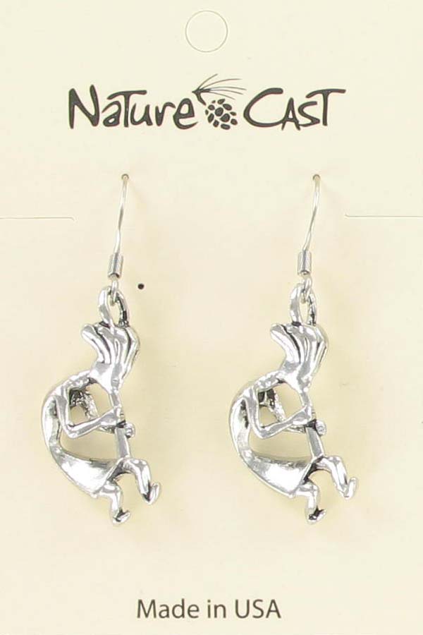 Earring dangle kokopelli THUMBNAIL