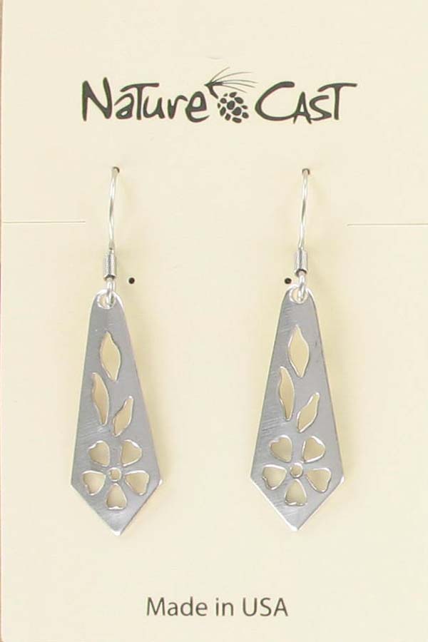 Earring dangle flower drop LARGE