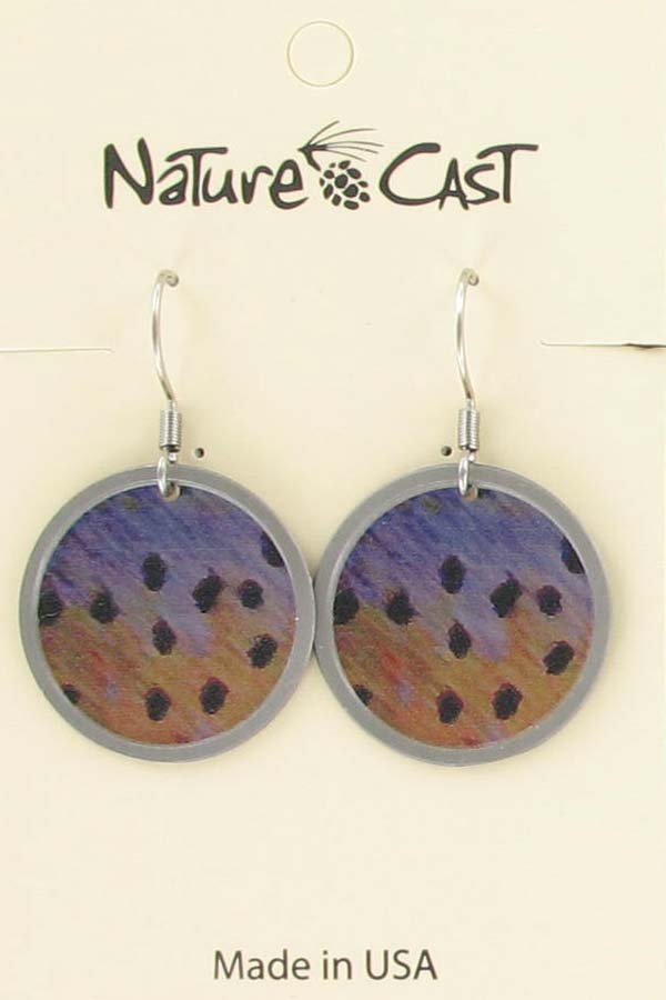 Earring dangle cutthroat trout scales LARGE