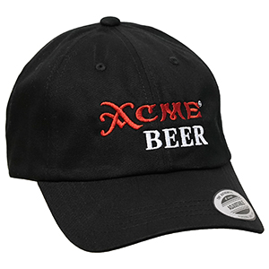 ACME YP CLASSICS® CLASSIC DAD CAP -Black LARGE