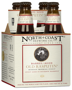 Old Rasputin Russian Imperial Stout Bourbon Barrel-Aged XXV 12oz. 4-pack MAIN
