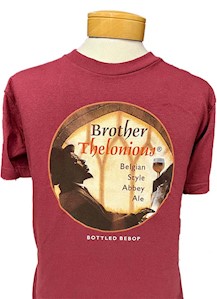 Brother Thelonious Men's Tee - Maroon MAIN