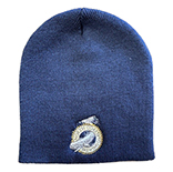 Knit Beanie Cap with Logo SWATCH