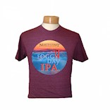 Foggy Day Unisex T-Shirt Maroon THUMBNAIL
