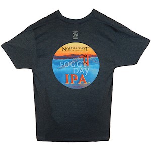 Foggy Day Unisex T-Shirt Blue-gray MAIN