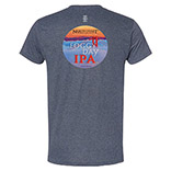 Foggy Day Unisex T-Shirt Steel Blue SWATCH