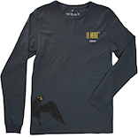 Le Merle Men's T-shirt LS Farm Fresh 100% Organic Cotton THUMBNAIL