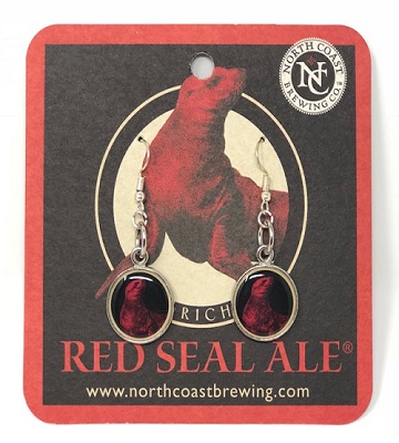 Red Seal Earrings MAIN