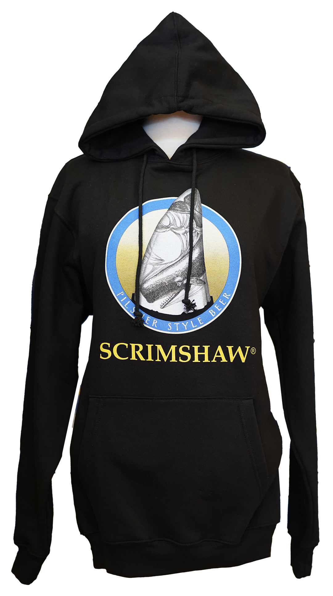 Scrimshaw Hooded Sweatshirt -BLACK MAIN