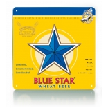 Blue Star Metal Sign THUMBNAIL