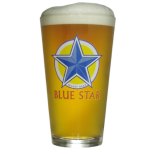 Blue Star Pint Glass THUMBNAIL