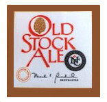 Iron On Patch with Old Stock Ale Logo THUMBNAIL