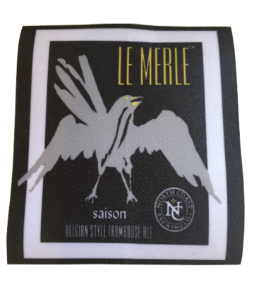 Iron On Patch with Le Merle Logo MAIN