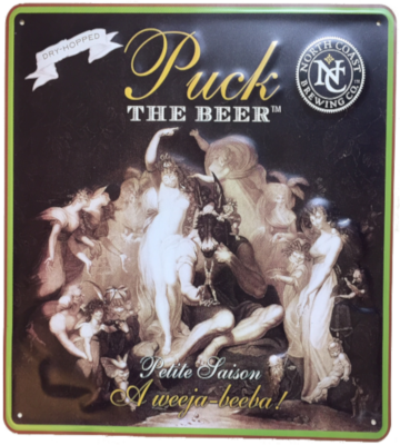 Puck Tin Sign MAIN