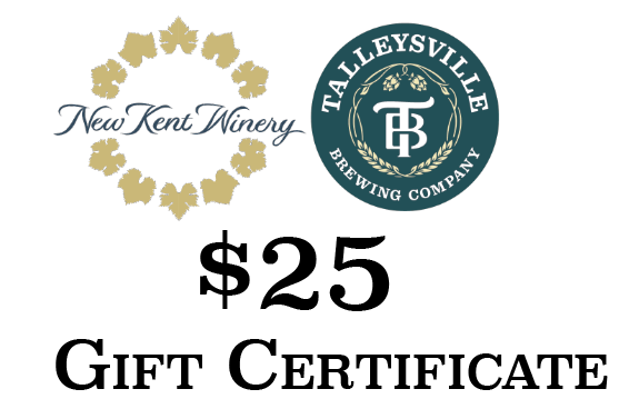 $25 Gift Certificate MAIN