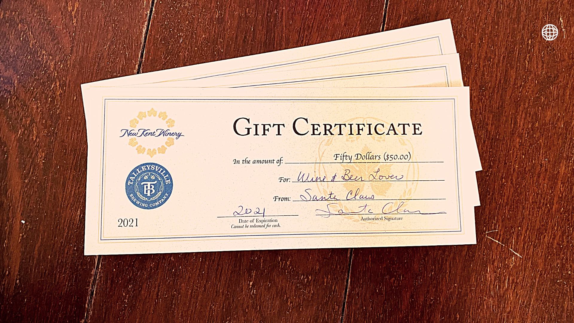 Gift Certificates