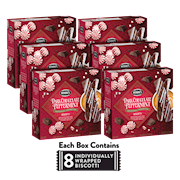 6 Boxes of Dark Chocolate Peppermint Biscotti THUMBNAIL