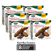 Espresso Chocolate Chip Biscotti - 6 Boxes THUMBNAIL