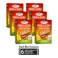 6 Boxes of Mango Coconut Thins MAIN