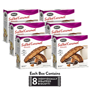 6 Boxes of Salted Caramel Biscotti LARGE