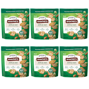 6 Bags of Apple Oat Snackers LARGE