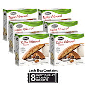 6 Boxes of Toffee Almond Biscotti THUMBNAIL