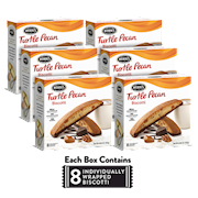 6 Boxes of Turtle Pecan Biscotti THUMBNAIL