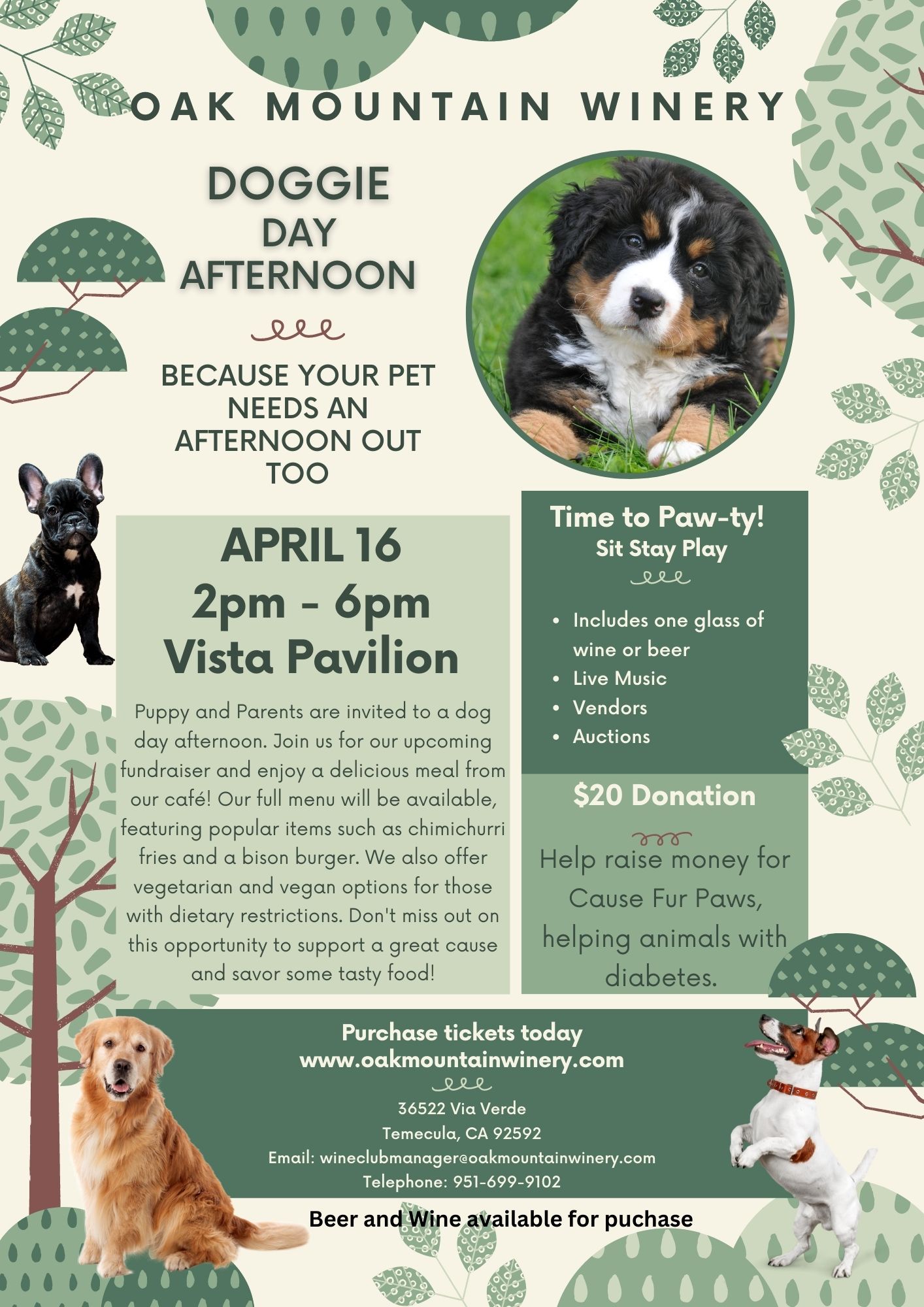 Doggie Fundraiser for Cause Fur Paws LARGE