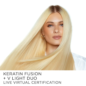 AQUA Keratin Fusion + V Light DUO Live Virtual Certification Class THUMBNAIL