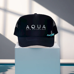 Limited Edition AQUA Trucker Hat [DROP SHIP] THUMBNAIL