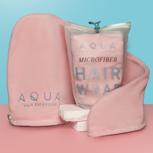 AQUA Microfiber Hair Wrap [DROP SHIP] THUMBNAIL
