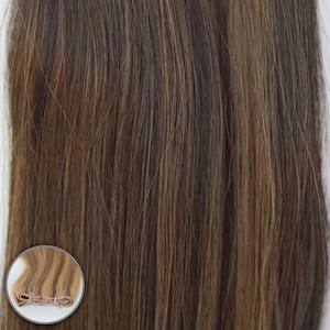 20” Butterfly Weft - #1B/2/6 Dark Chocolate Carmel [Beauvoir] THUMBNAIL