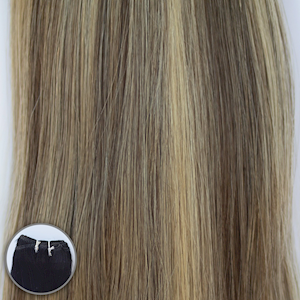 22” Machine-Tied Weft - #4/27 Chocolate Brule [Beauvoir] THUMBNAIL