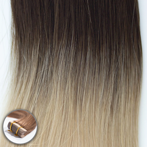 24” Tape-In - #2/18 Cafe Noir Balayage [Beauvoir] THUMBNAIL