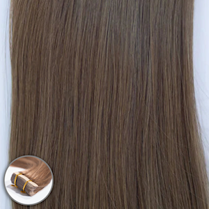 18” Tape-In - #4 Roasted Walnut [Beauvoir] THUMBNAIL