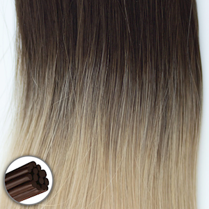 18” I-TIp - #2/18 Cafe Noir Balayage [Beauvoir] THUMBNAIL