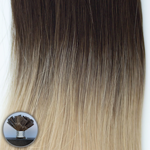 20” K-Tip - #2/18 Cafe Noir Balayage [Beauvoir] THUMBNAIL