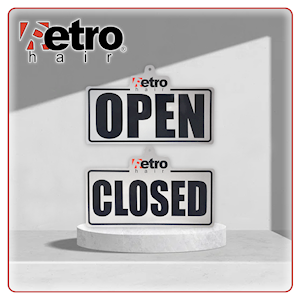 Retrohair Open/Close Sign THUMBNAIL
