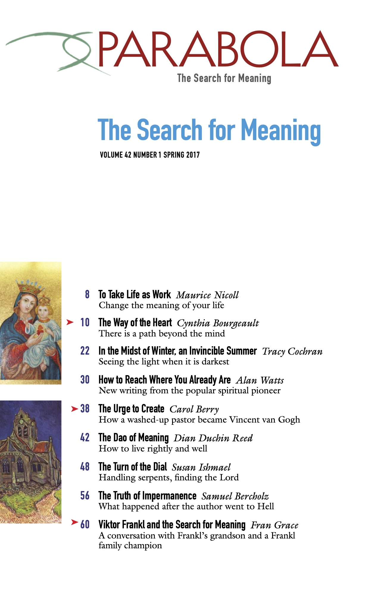 VOL. 42:1 The Search for Meaning SWATCH