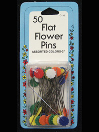 Flat Flower Pins THUMBNAIL