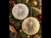 Angel Christmas Tree Ornaments from Recycled Books THUMBNAIL