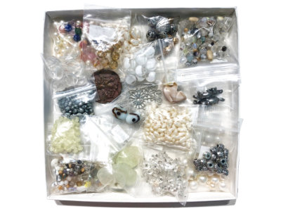 Beading Treasure Box – Alabaster LARGE