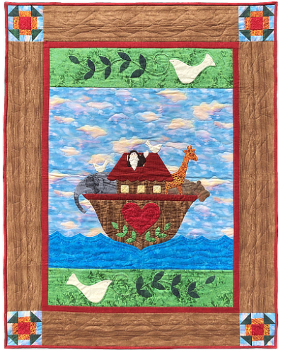 All Aboard Crib Quilt MAIN