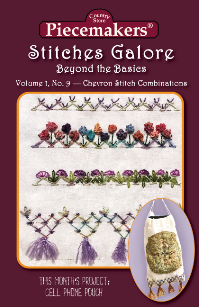 Stitches Galore:  Beyond the Basics—Volume 1, No. 9—Chevron Stitch Combinations MAIN