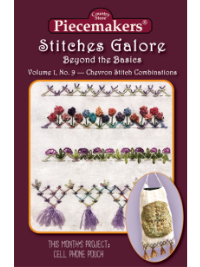Stitches Galore:  Beyond the Basics—Volume 1, No. 9—Chevron Stitch Combinations THUMBNAIL