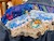 Beach Scene on Denim Shirt SWATCH