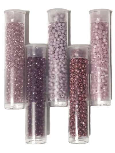 Seed Bead Tube Bundle - Orchid size 11 MAIN